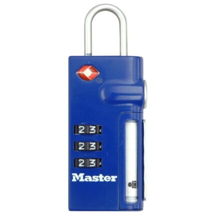 Visiaci kombinačný zámok Master Lock TSA 4693EURDBLU